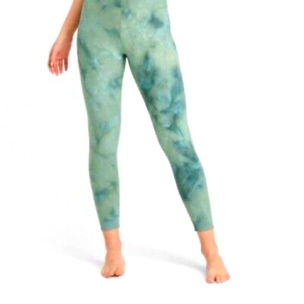 JOY LAB Leggings Women's Size XLGreen Marbled